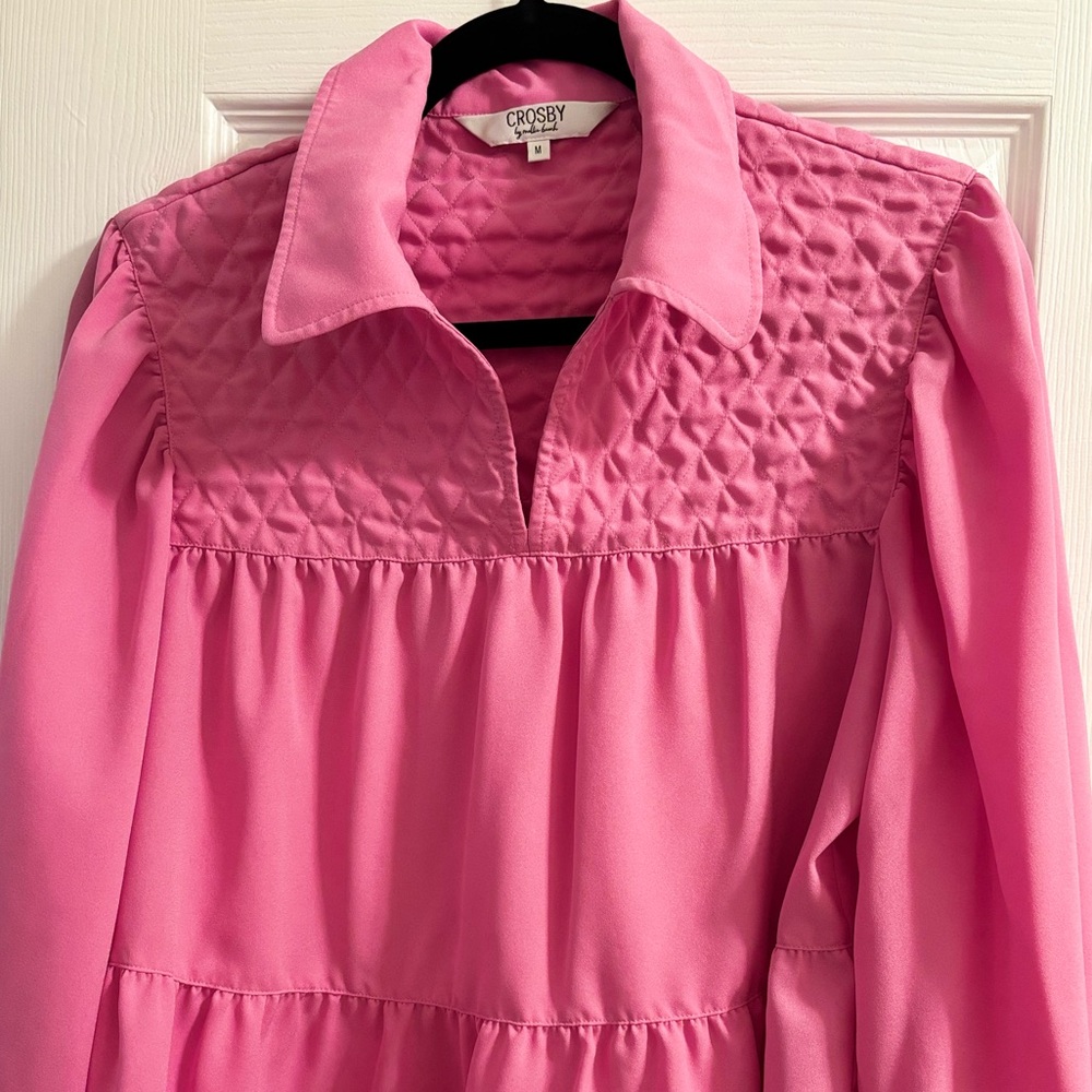 CROSBY by Mollie Burch Vibrant Pink Josie Top